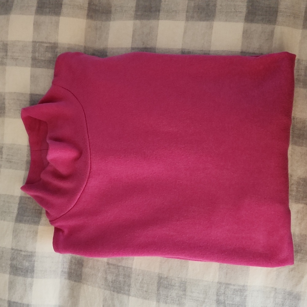 J Crew hot pink  turtleneck